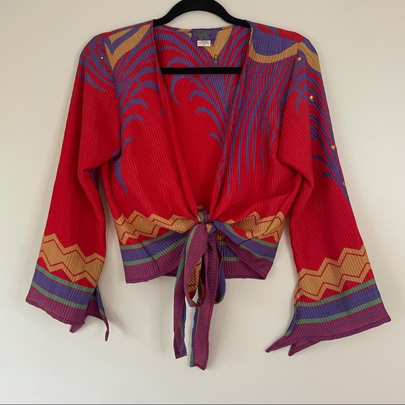 Beautiful silk kimono - Picture 4 of 8